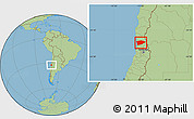 Savanna Style Location Map of PETORCA
