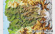 Satellite Map of PETORCA, physical outside