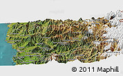 Satellite Panoramic Map of PETORCA