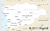 Classic Style Simple Map of PETORCA