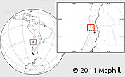 Blank Location Map of Zapallar