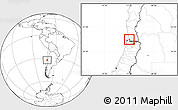 Blank Location Map of Limache