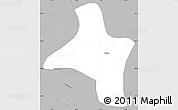 Gray Simple Map of Limache