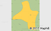 Savanna Style Simple Map of Limache