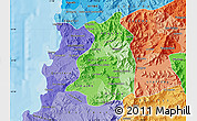 Political Shades Map of QUILLOTA