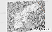 Gray 3D Map of SAN FELIPE DE ACONCAGUA