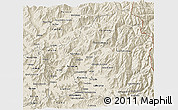 Shaded Relief 3D Map of SAN FELIPE DE ACONCAGUA