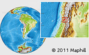 Physical Location Map of SAN FELIPE DE ACONCAGUA