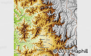 Physical Map of SAN FELIPE DE ACONCAGUA