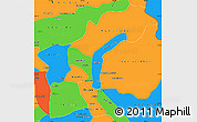 Political Simple Map of SAN FELIPE DE ACONCAGUA