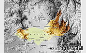 Physical Map of SANTIAGO, desaturated