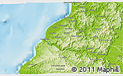 Physical 3D Map of Constitucion