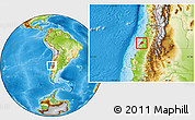 Physical Location Map of Constitucion