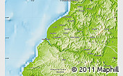 Physical Map of Constitucion