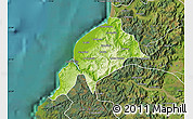 Physical Map of Constitucion, satellite outside