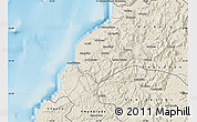 Shaded Relief Map of Constitucion