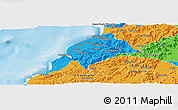 Political Panoramic Map of Constitucion