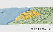 Savanna Style Panoramic Map of Constitucion