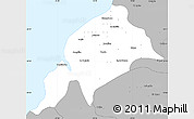 Gray Simple Map of Constitucion