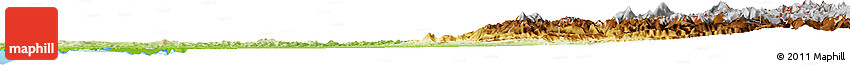 Physical Horizon Map of TALCA