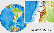 Physical Location Map of TALCA, highlighted country