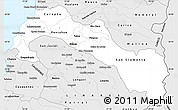 Silver Style Simple Map of TALCA