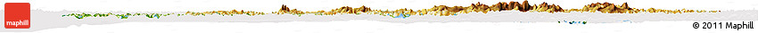 Physical Horizon Map of TIERRA DEL FUEGO, cropped outside