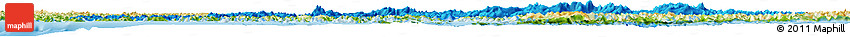 Political Horizon Map of TIERRA DEL FUEGO, physical outside