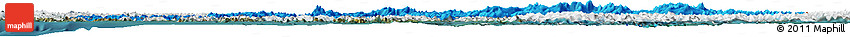 Political Horizon Map of TIERRA DEL FUEGO, satellite outside