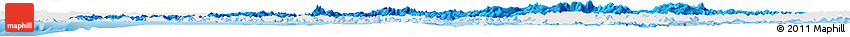 Political Horizon Map of TIERRA DEL FUEGO, single color outside