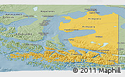 Savanna Style Panoramic Map of TIERRA DEL FUEGO