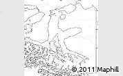 Blank Simple Map of TIERRA DEL FUEGO, no labels
