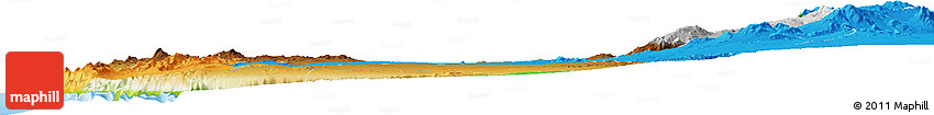 Physical Horizon Map of TOCOPILLA, political outside