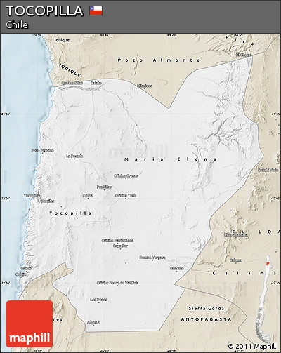 Classic Style Map of TOCOPILLA