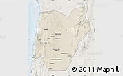 Shaded Relief Map of TOCOPILLA, lighten