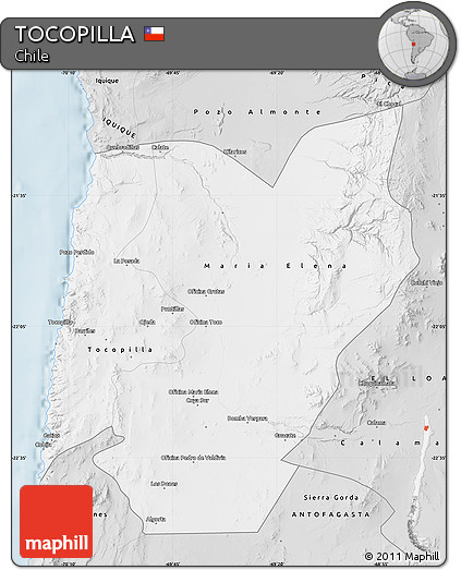 Silver Style Map of TOCOPILLA