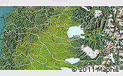 Satellite Map of Lago Ranco