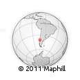 Outline Map of Paillaco