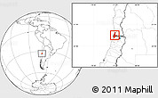 Blank Location Map of VALPARAISO
