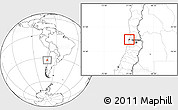 Blank Location Map of Valparaiso
