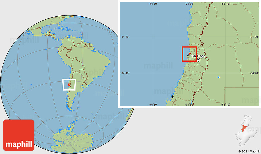 Vina Del Mar Map Savanna Style Location Map Of Vina Del Mar