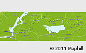 Physical Panoramic Map of Dangtu