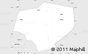 Silver Style Simple Map of Dangtu