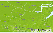 Physical 3D Map of Fengyang