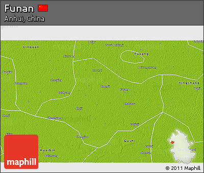 Physical 3D Map of Funan