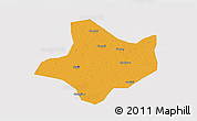 Political 3D Map of Funan, cropped outside