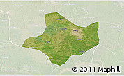 Satellite 3D Map of Funan, lighten
