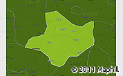 Physical Map of Funan, darken
