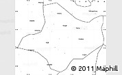 Blank Simple Map of Funan