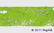 Physical Panoramic Map of Guangde
